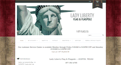 Desktop Screenshot of ladylibertyflag.com